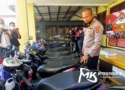 Polres Kendari Amankan Belasan Motor Curian, Warga Diizinkan Ambil Bawa BPKB