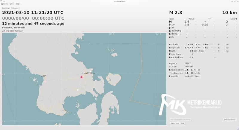 Gempa bumi di Kendari