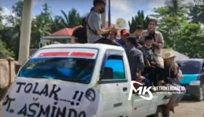 Belum Dapat Izin, Kehadiran PT Asmindo di Konsel Didemo Warga