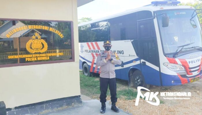 Kabar Baik, Polsek Mowila Kini Buka Pelayanan SIM Keliling