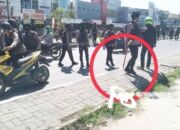 Pasca Bentrok, Polisi Razia Pengendara Bawa Sajam di Pertigaan Kampus Baru UHO