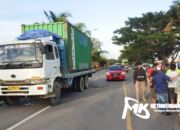 Seorang Pengendara Motor Tewas Terlindas Truk Tronton di Bypass Teluk Kendari