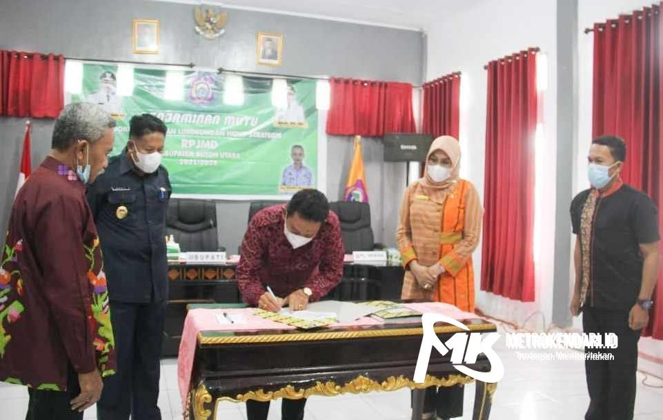 Sinkronisasi RPJMD dan Pembangunan, Bupat Butur Teken KLHS