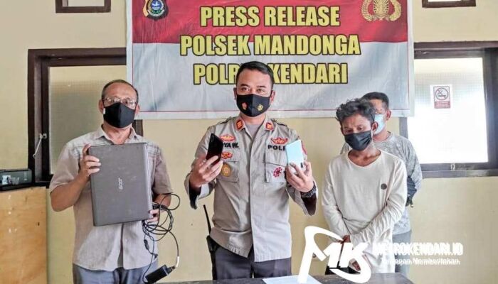 Sempat Buron, Spesialis Pencuri Hp dan Laptop di Kendari Akhirnya Ditangkap Polisi