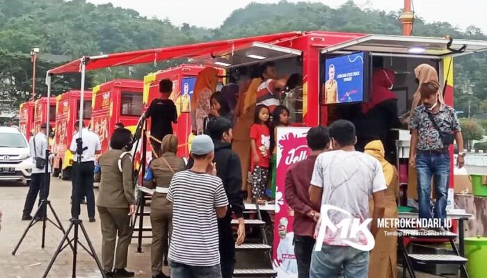 10 Unit Food Truck Resmi Beroperasi di Kendari