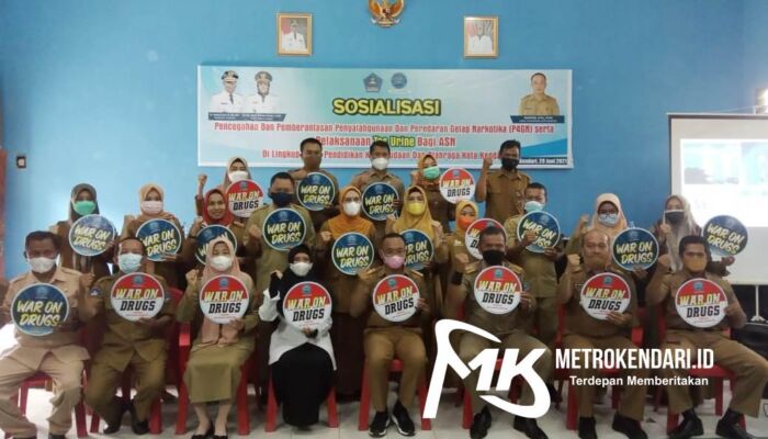 Dikmudora Kendari Gandeng BNN Sosialisasi Bahaya Narkoba dan Tes Urin