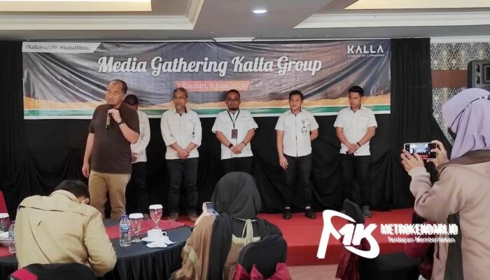 Kalla Group Gelar Media Gathering dengan Insan Pers di Sultra