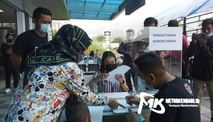 Klub Big Max Owner Kendari dan UD Maju Motor Gelar Donor Darah