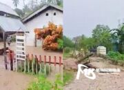 Breaking News: Banjir Terjang Rumah Warga di Butur, 1 Jembatan Putus