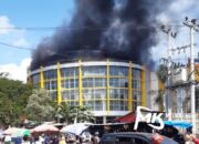 Heboh! Bangunan Pasar Sentral Kota Kendari Nyaris Hangus Terbakar