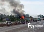 Bentrokan Kembali Terjadi di Kawasan Industri Konawe, 4 Rumah Ludes Dibakar Massa