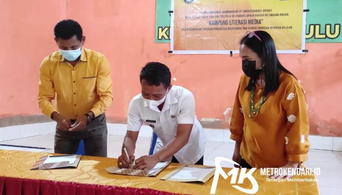 Melihat Lebih Dekat Kampung Literasi Media di Lapulu Binaan FISIP UHO