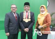 Sah! Profesor M Zamrun Resmi Dilantik Jadi Rektor UHO Periode Kedua