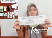 Terlibat Jaringan Narkoba, Wanita Asal Konut Ditangkap Polisi