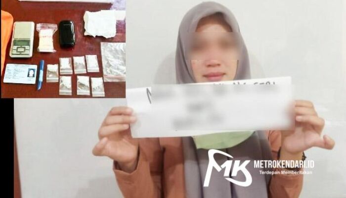 Terlibat Jaringan Narkoba, Wanita Asal Konut Ditangkap Polisi