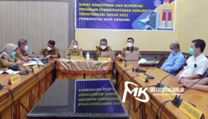 Pemkot Kendari Raih Peringkat ke-Tiga MCP Nasional Dari KPK