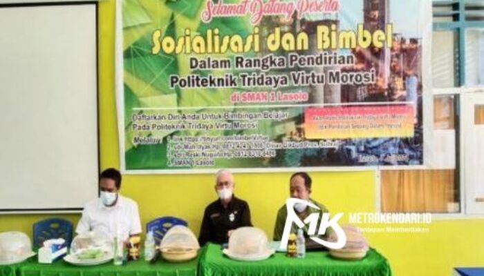 Politeknik Tridaya Virtu Morosi Siap Beroperasi, Pemprov Sultra Mulai Sosialisasi