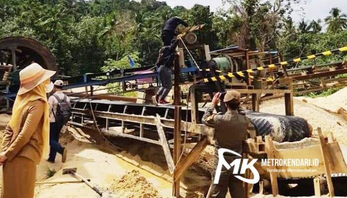 Tambang Pasir Ilegal PT NET di Kecamatan Nambo Akhirnya Disegel