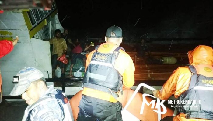 Kapal KM Sumber Baru Rute Baubau-Tomia Nyaris Tenggelam, Penumpang Dievakuasi