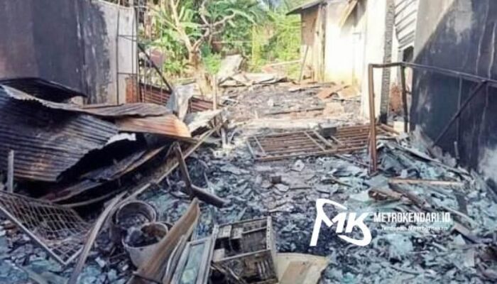 Kebakaran Hebat di Konawe, Rumah Hingga Kios Warga Ludes Dilalap Api