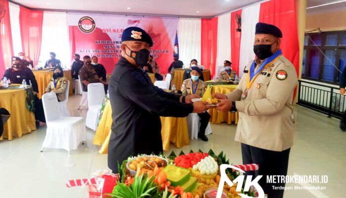 Pererat Silaturahmi, Sat Brimob Polda Sultra Bersama PKBB Gelar Syukuran