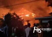 Rumah Warga di Konsel Ludes Terbakar Dilalap Api