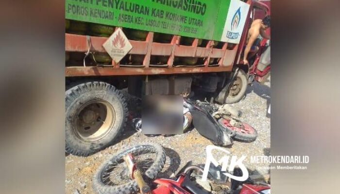 Seorang Karyawan PT VDNI Tewas Terlindas Truk Pengangkut Gas LPG di Sampara