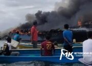 Video: Detik-detik Ketegangan Penumpang Saat KM Bukit Sumber Poleang Terbakar di Bombana