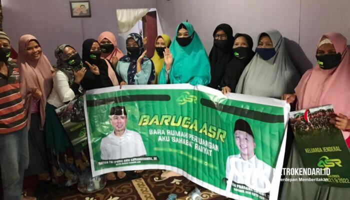 Bentuk Baruga ASR, Emak-emak di Kendari Serukan Andi Sumangerukka Maju Pilgub