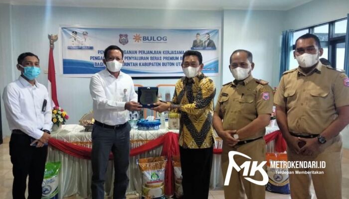 Bulog Sultra-Pemda Butur Jalin Kerja Sama Penyaluran Beras Premium Untuk ASN