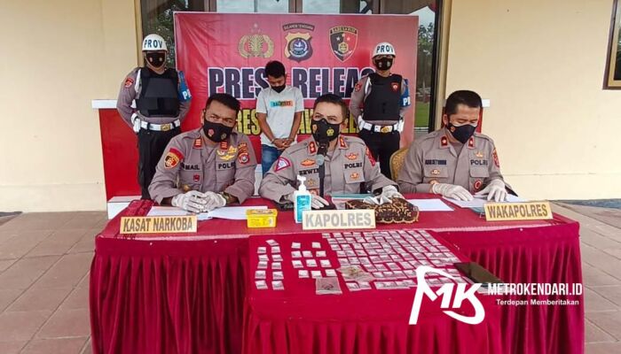 Jadi Pengedar Sabu, Seorang Pria Asal Konsel Ditangkap Polisi di Rumah Mertua