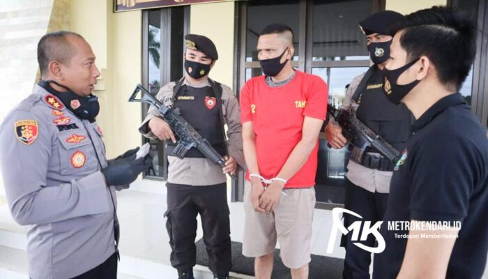 Seorang Security THM di Kendari Ditangkap Polisi Saat Hendak Transaksi 475 Gram Sabu