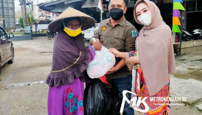 Aksi Peduli PT. CMP Berbagi Sembako Untuk Warga Kurang Mampu di Kendari