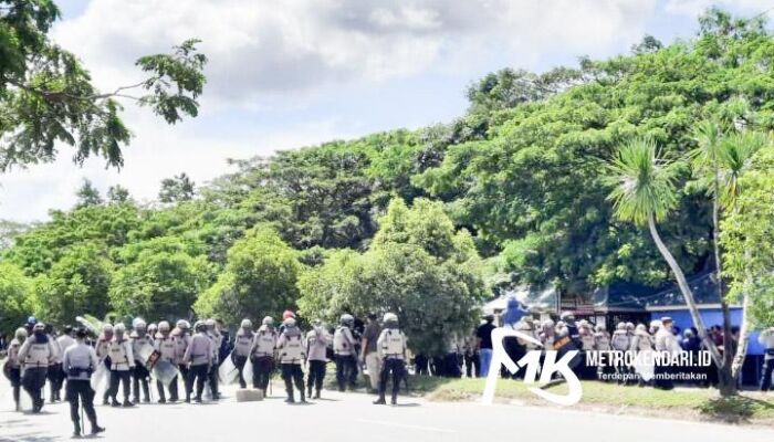 Cegah Bentrokan, Ratusan Polisi Bersiaga di Kebi Hingga ke TPI Kendari