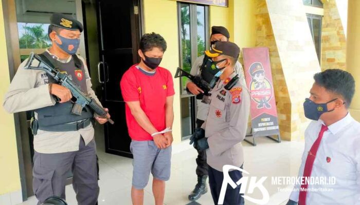 Tak Jera! Mantan Napi Kembali Ditangkap Polisi Kasus Narkoba di Kendari