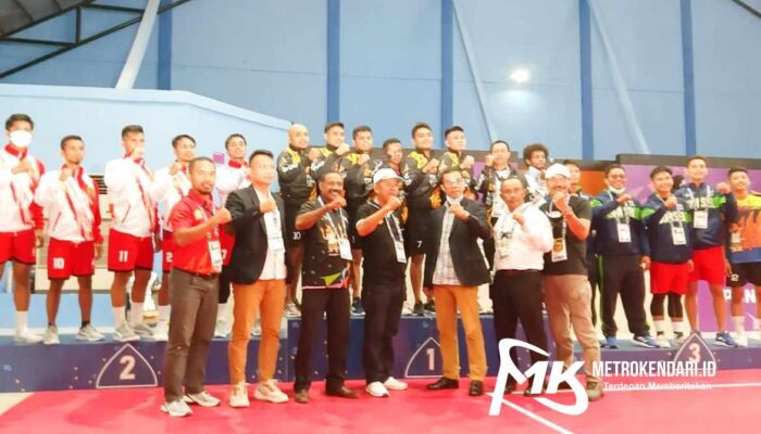 Tim Sepak Takraw Sultra Sumbang Medali Perak di Laga PON XX Papua