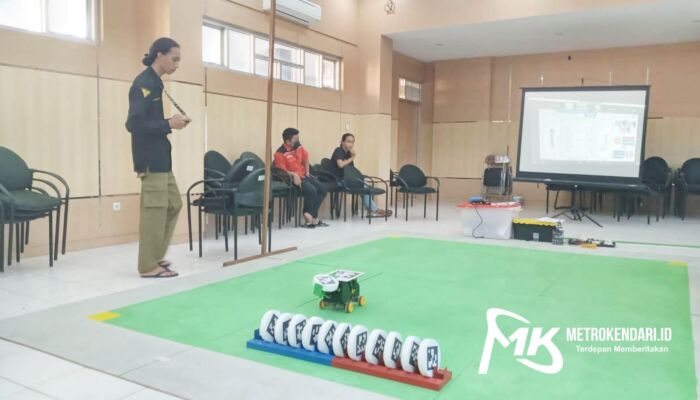 Mahasiswa Teknik Elektro UHO Lolos 8 Besar Kontes Robot Tematik Indonesia 2021