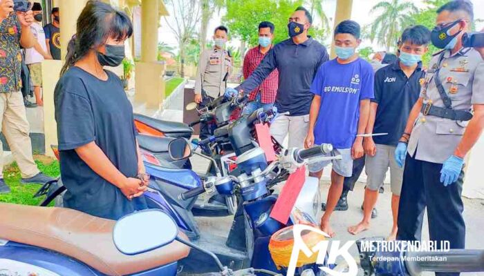 Tambah-tambah Modal Buat Pacaran, Sepasang Kekasih di Kendari Nekat Curi Motor