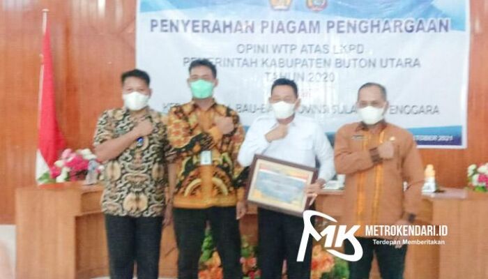 Bupati Butur Raih Penghargaan Opini WTP dari Mentri Keuangan RI