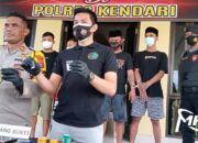 Lagi! Polres Kendari Tangkap 5 Pengedar Narkoba, Salah Satunya Oknum Satpam