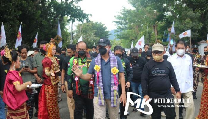 Temu Kader dan Silaturahmi di Kolut, ASR Disambut Ketua DPC Gerindra