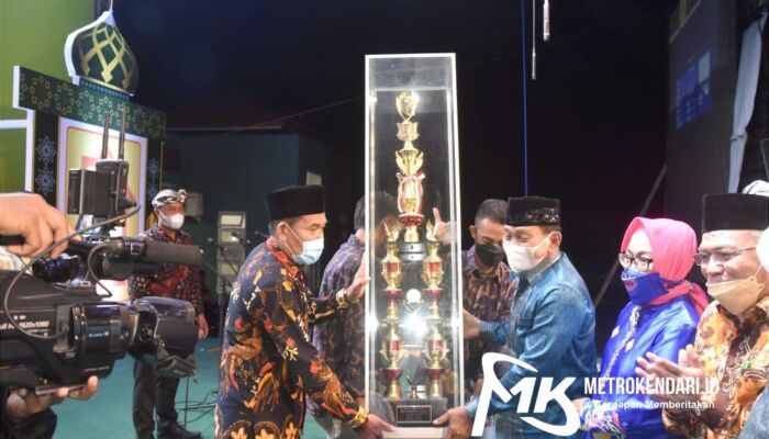 Bupati Butur Resmi Tutup Festival Seni Qasidah Tingkat Provinsi, Kota Kendari Raih Juara Umum