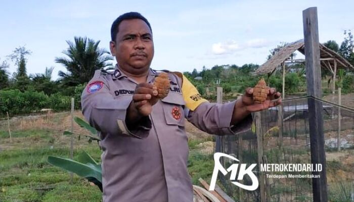 Heboh, Warga Konsel Temukan Dua Granat Saat Buat Empang