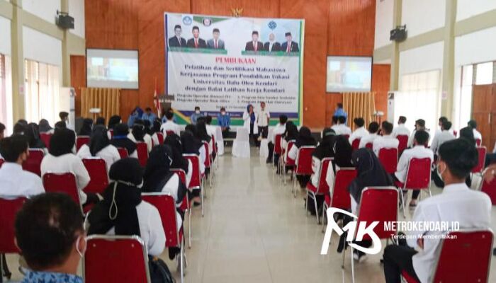 Siapkan Alumni Siap Kerja, 112 Mahasiswa Vokasi UHO Ikut Pelatihan di BLK Kendari