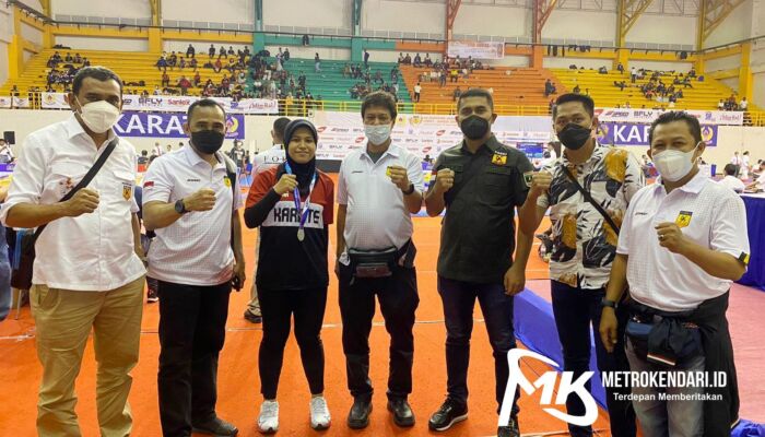 Raih Medali Perak, Atlet Karate Sultra Melaju Babak Final Kejurnas PB Forki 2021