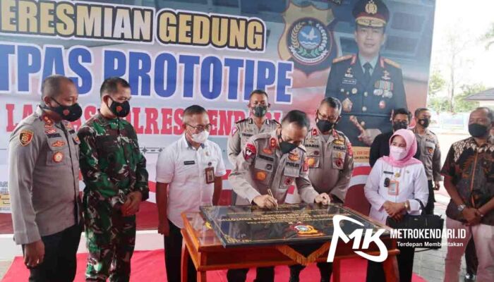 Diresmikan Kapolda Sultra, Gedung Satpas Prototipe Polres Kendari Siap Beroperasi