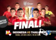 Prediksi Indonesia Vs Thailand di Laga Final Piala AFF Malam Ini