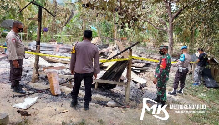 Dituduh Punya Ilmu Parakang, Rumah Seorang Pria di Konsel Ludes Dibakar Warga