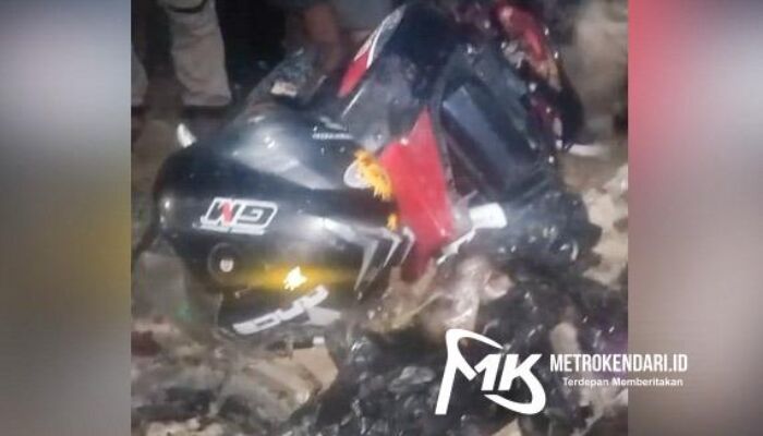 Tabrakan Mobil Vs Motor di Konawe, Bocah 9 Tahun Meninggal di Tempat