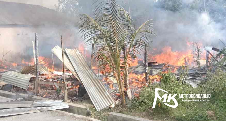 Kos-kosan terbakar